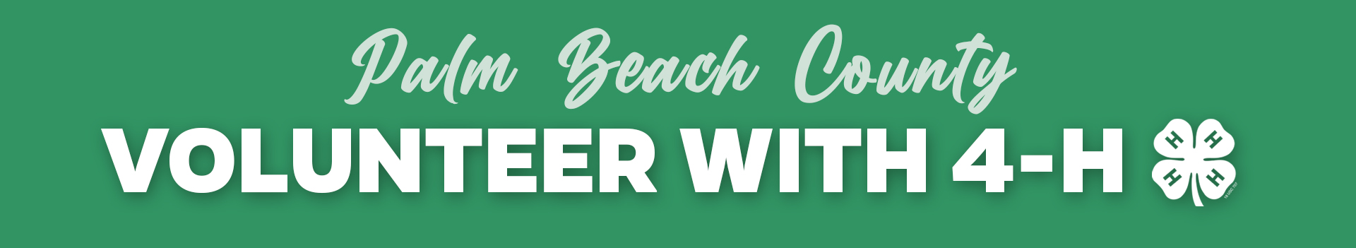 Volunteer with Palm Beach County 4-H