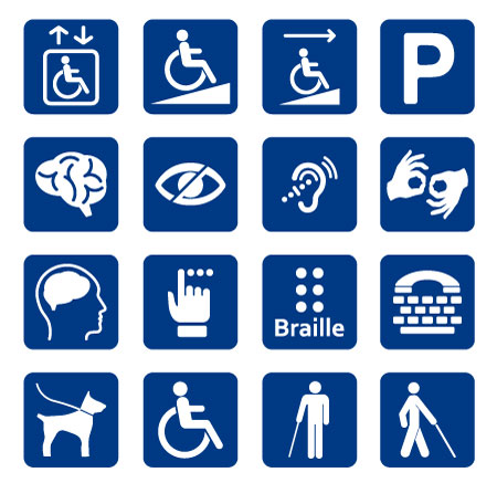 Accessibility icons