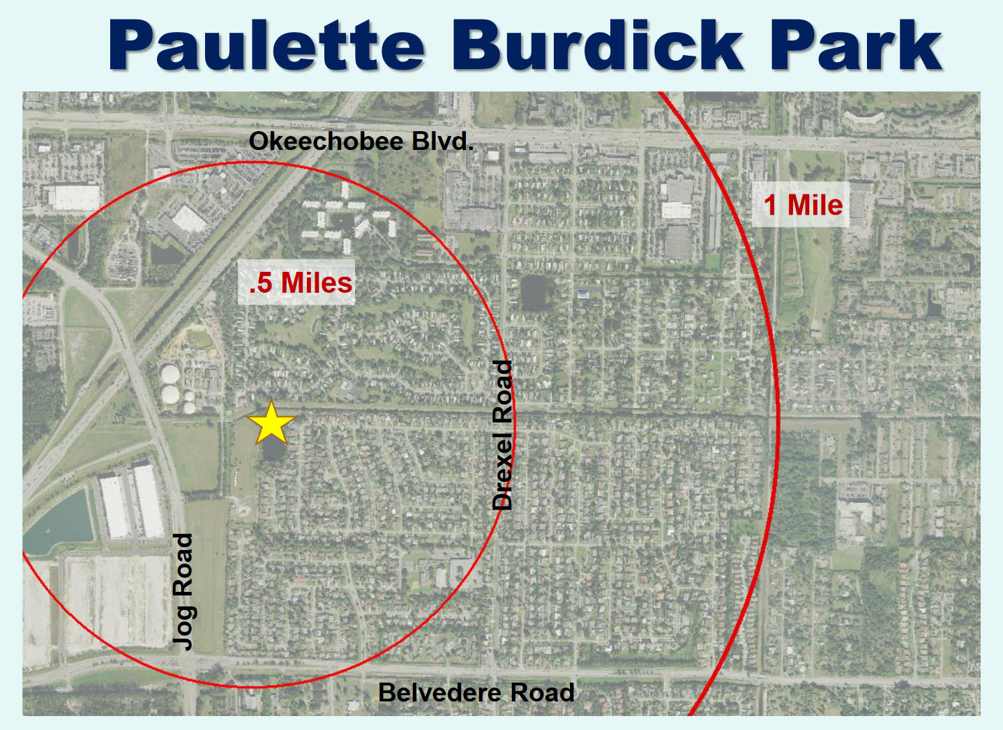 Park location near jog and okeechobee