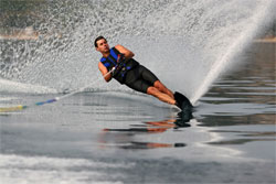 water skiing