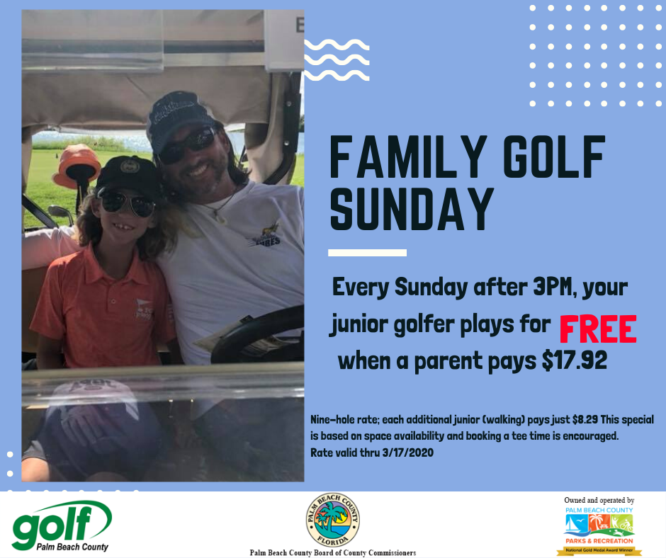 family golf sunday flyer