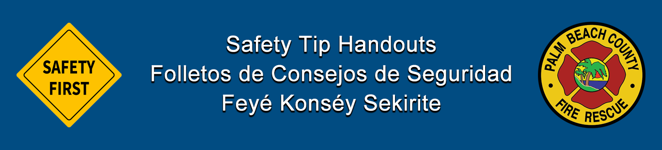 Safety Tip Handouts Banner