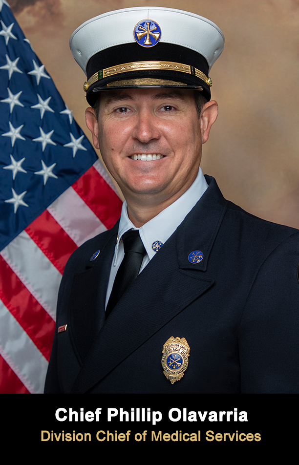 Portrait of Chief Phillip Olavarria - Divsion Chief of Medical Services