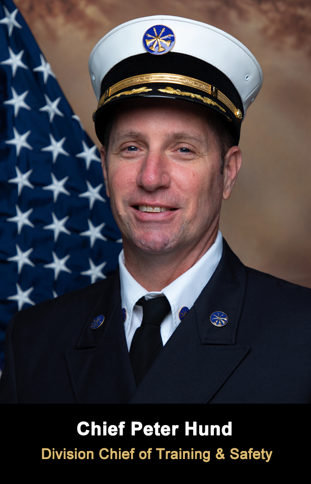 Portrait of Chief Peter Hund - Divsion Chief of Training & Safety 