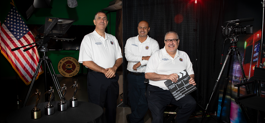 Image of media services team members