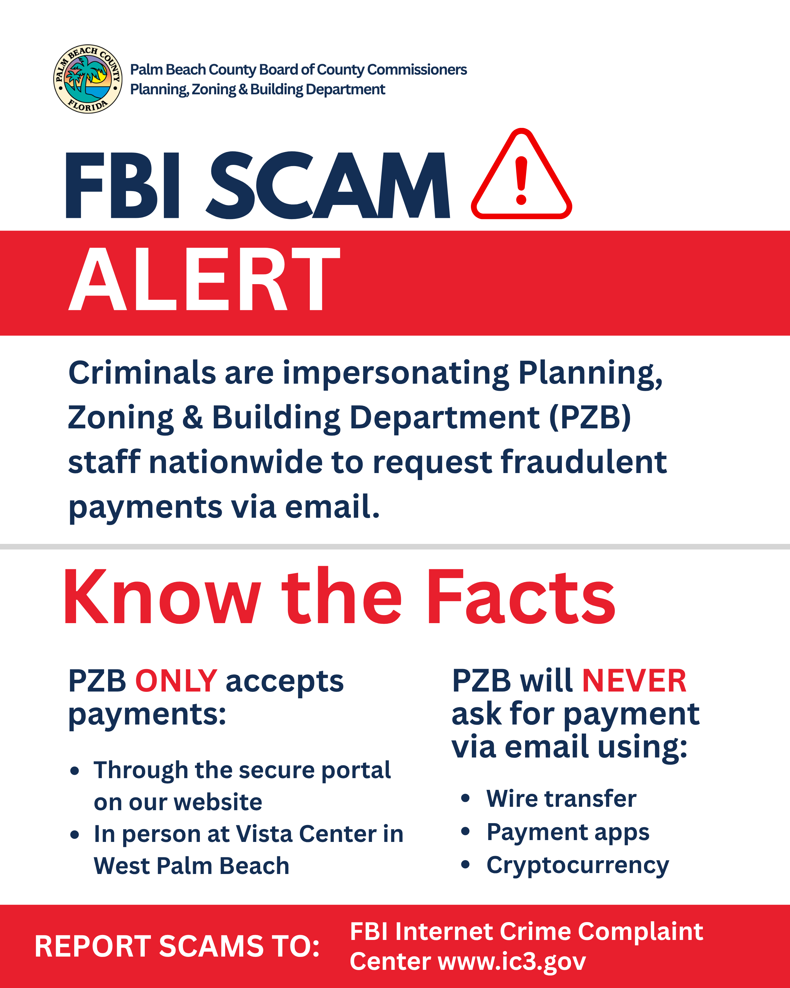 Scam Alert Fake Permit Payment Emails