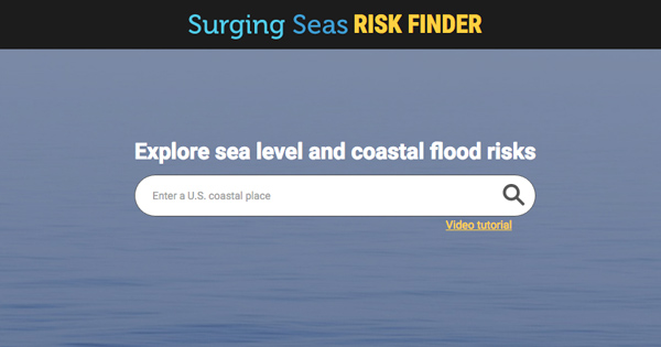 Thumbnail of Climate Central's Surging Seas Risk Finder
